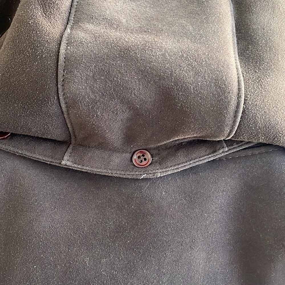 Beautiful extra warm women’s genuine shearling with mink colour and cuff sz XL - Picture 4 of 12